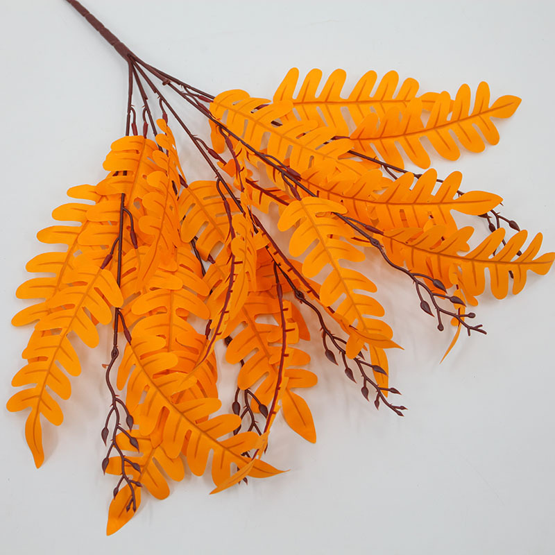 artificial flower 5 fork beam chinese scholartree leave artificial green plant leaves wedding flower bouquet flower arrangement dress up fake flower wholesale full figure