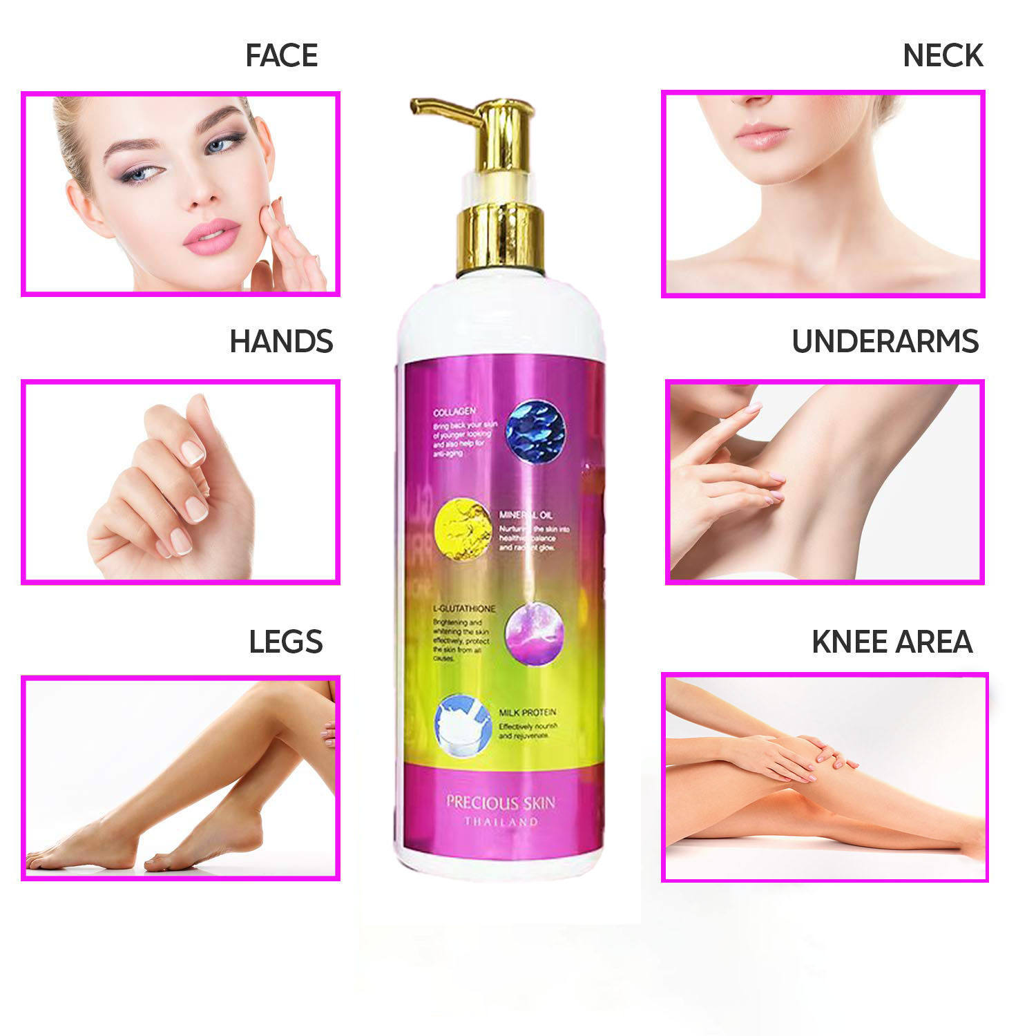 Lotion Corporelle Gluta Prime Blanchiment Eclaircissant Soin