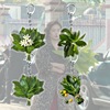 grapefruit leaf bad luck keychain lucky schoolbag pendant acrylic creative niche funny gift ornaments Item Picture