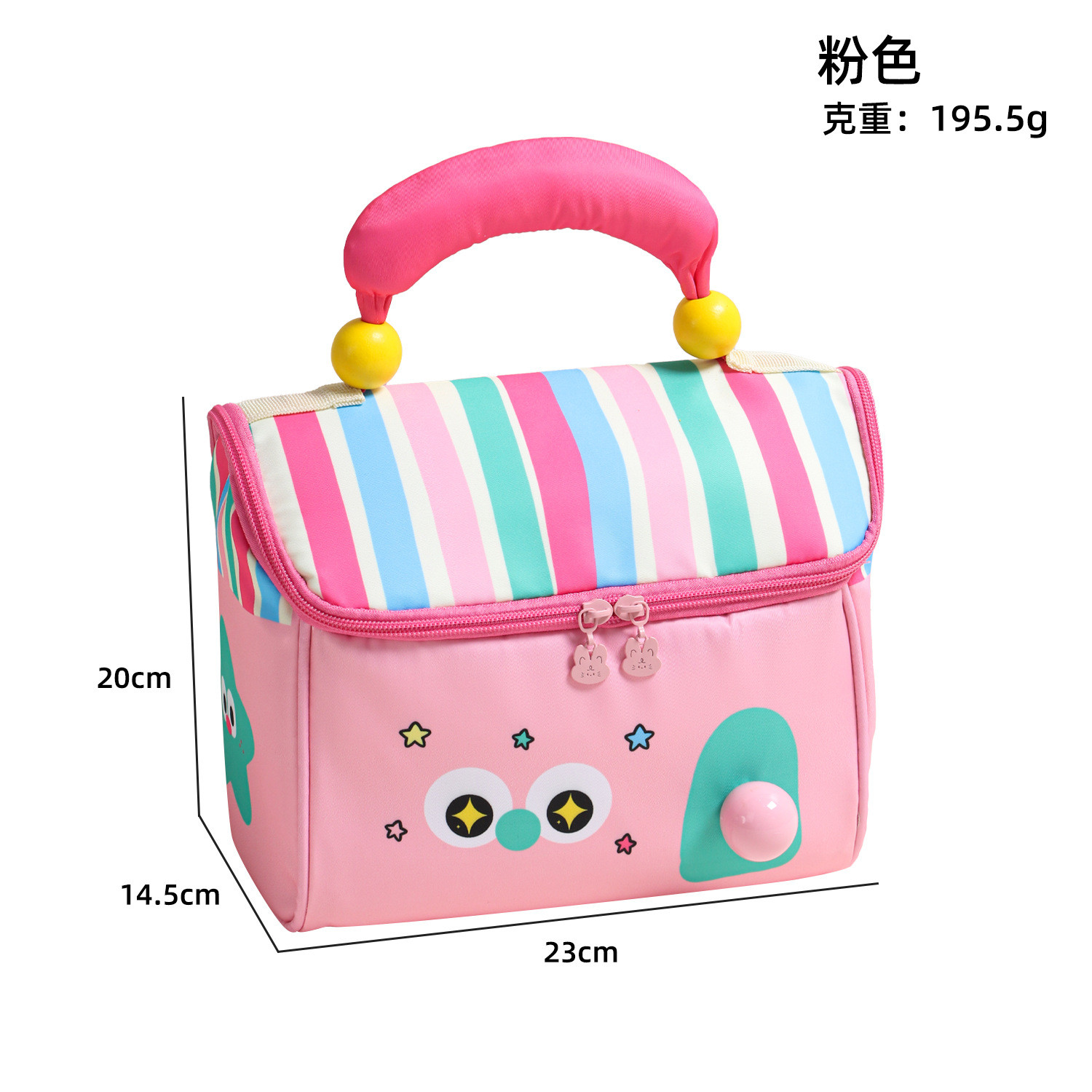 apple small house cosmetic bag creative lunch box bag student lunch portable lunch bag fairy tale cottage insulation lunch bag details Picture