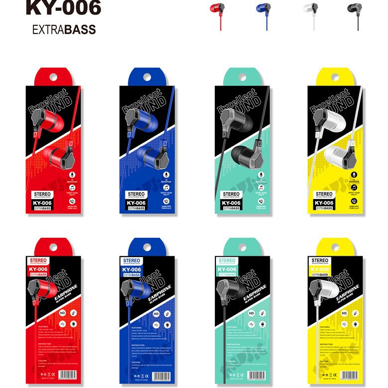 hengjue 006 computer gaming headset in-ear mobile phone computer game earphone with mic wired mobile phone headset factory full figure