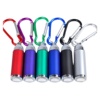mini telescopic zoom small flashlight climbing button carabiner strong light promotional gift electronic hand-held flashlight factory direct sales full figure