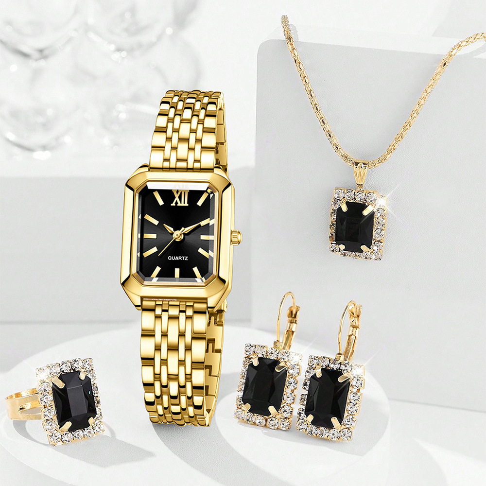 cross-border foreign trade new ladies watch light luxury just with square quartz watch fashion simple student wrist watch wholesale details Picture