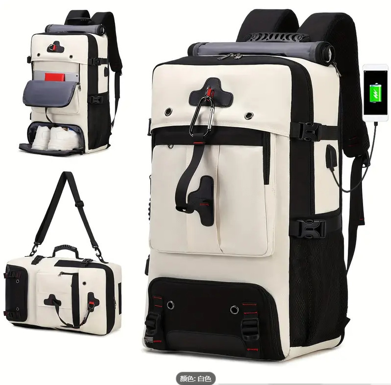 cross-border men's mountaineering hiking backpack large capacity outdoor waterproof and hard-wearing breathable multi-layer storage computer backpack Application Scenario