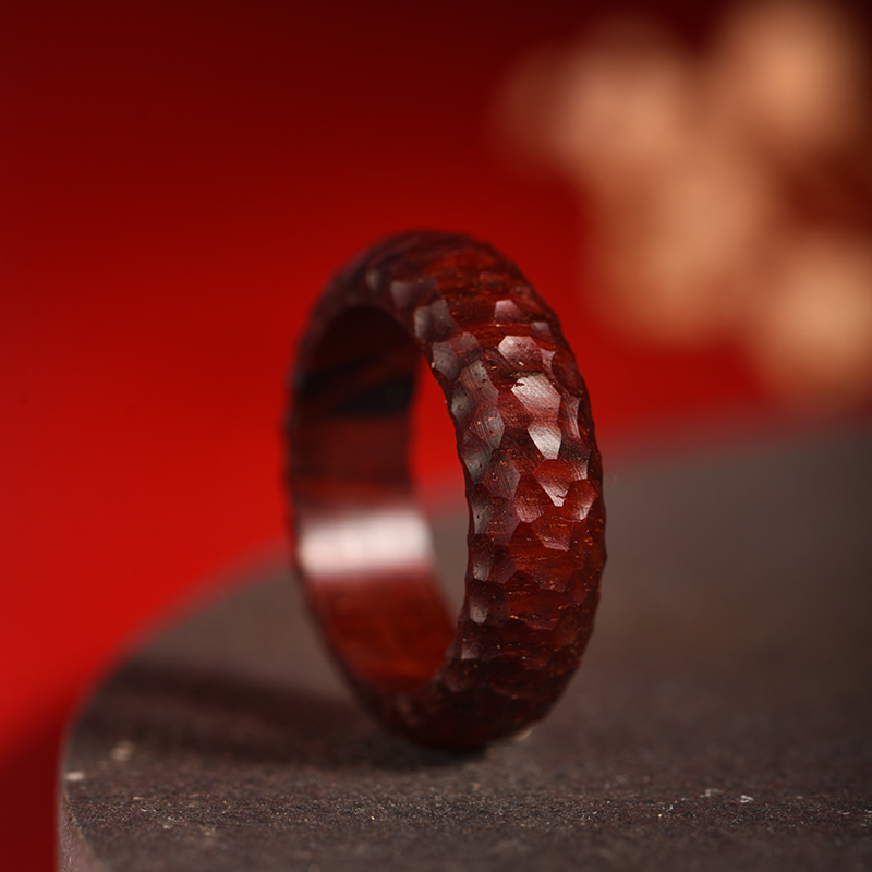 wooden ring rings ring flexible ring classical couple couple rings fashion trendy jewelry rosewood hand ring men's and women's jewelry Item Picture