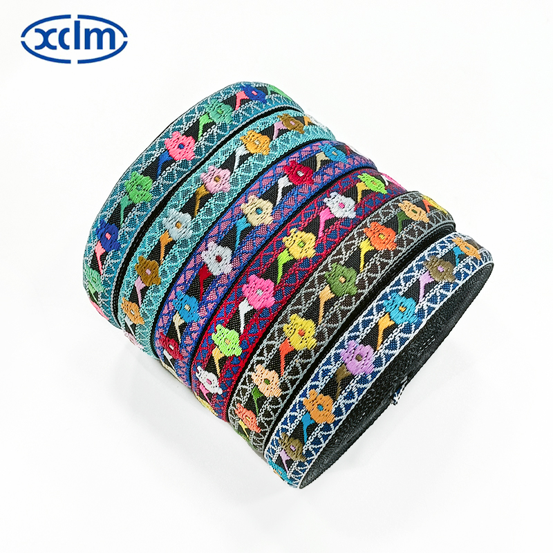 2.0cm woven ribbon lace, Miao ethnic minority embroidery accessories, jacquard decoration, new diy handmade clothing style details Picture