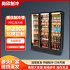 luxury internet celebrity beer cabinet beverage cabinet wine display cabinet refrigerated freezer commercial freezer three-door bar refrigerator full figure