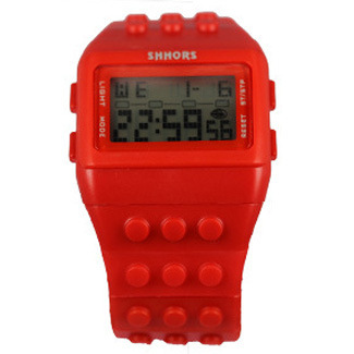 monkey shhors wholesale lcd color building blocks led electronic watch luminous sport watch men women Application Scenario