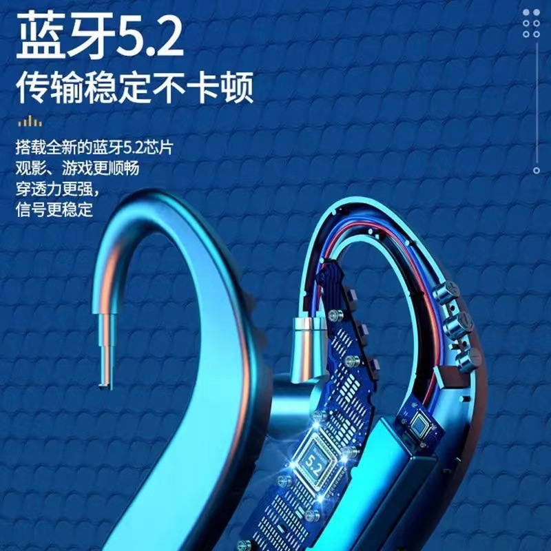 [new arrival 0.01 yuan] bluetooth headset real wireless ear hook business driving sports running music call bluetooth left and right ear wholesale Application Scenario