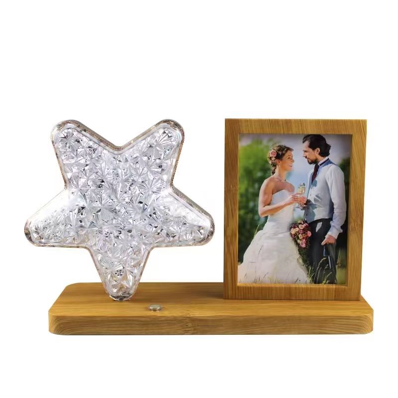 Touch screen switch with light, photo frame, density board photo frame, desk lamp photo frame processing, custom photo frame, photo frame mirror, plastic photo frame, photo frame factory detail image 15