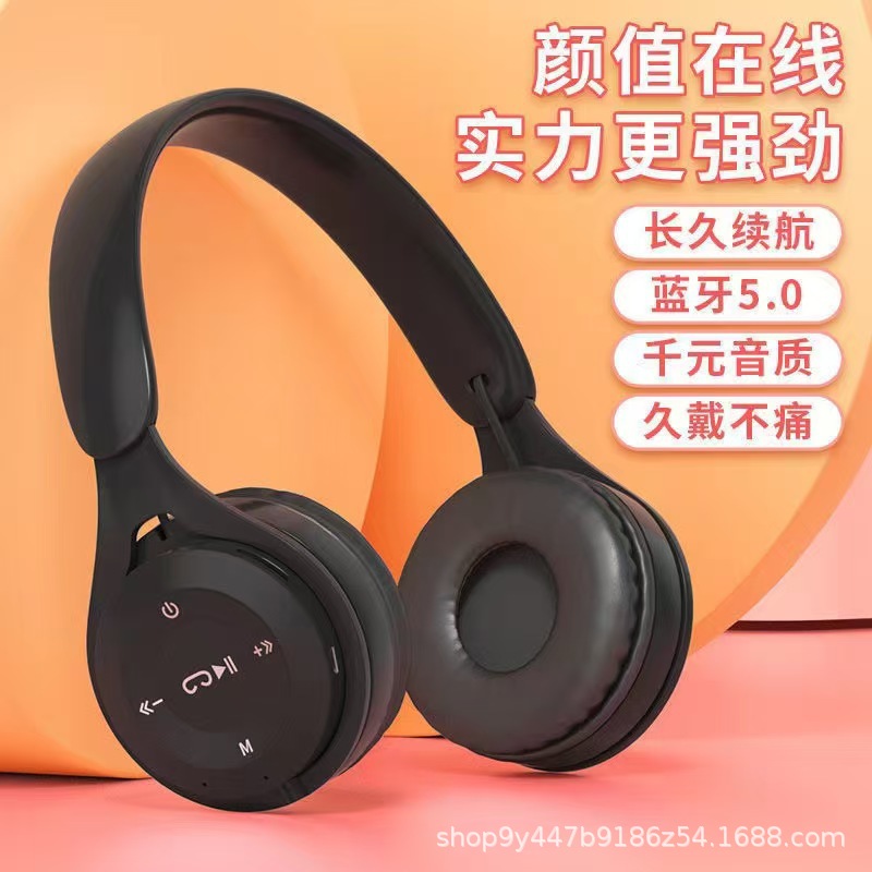 cross-border hot macaron headset bluetooth headset game call 2025 new y08 y08 wireless full figure