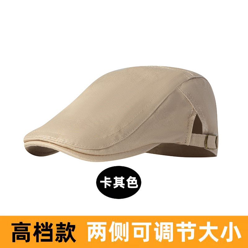 spot cotton beret advance hats men's and women's sun hats fashion chef cap milk tea shop advertising cap details Picture