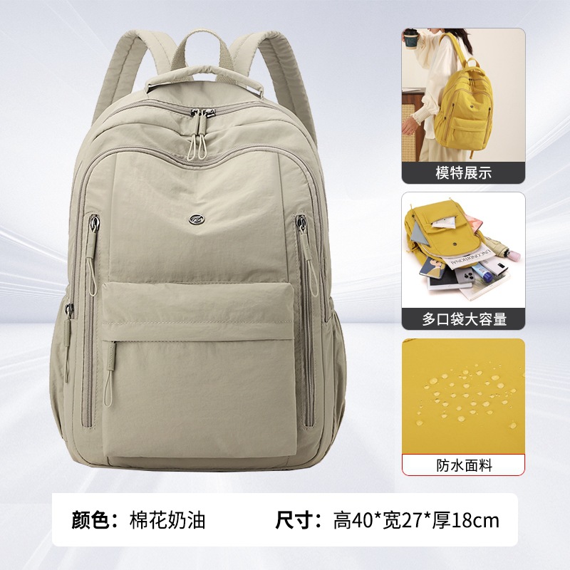 fashion travel lightweight women's backpack outdoor casual men's backpack high sense super light and large capacity student schoolbag Application Scenario