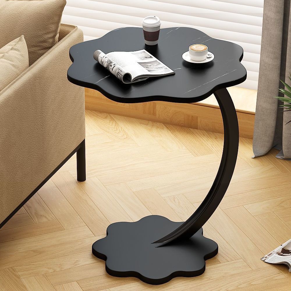 flower side cream style small coffee table bedside small table living room sofa side table rental room simple small furniture full figure