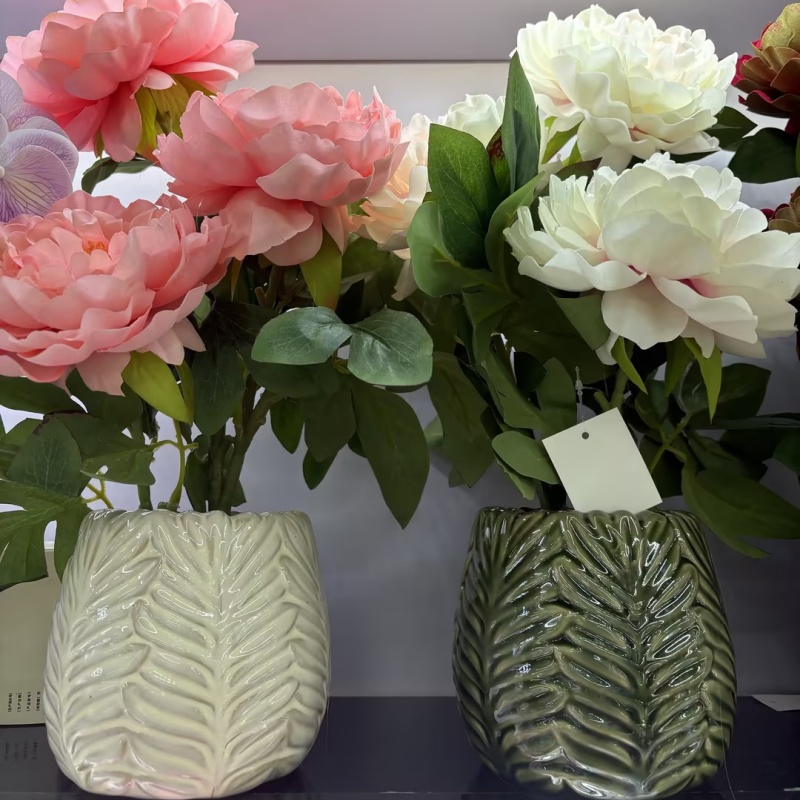 Artificial flowers, fake flowers, potted plants, Ins-style home decoration, green plants, window display and cabinet placement Item Picture