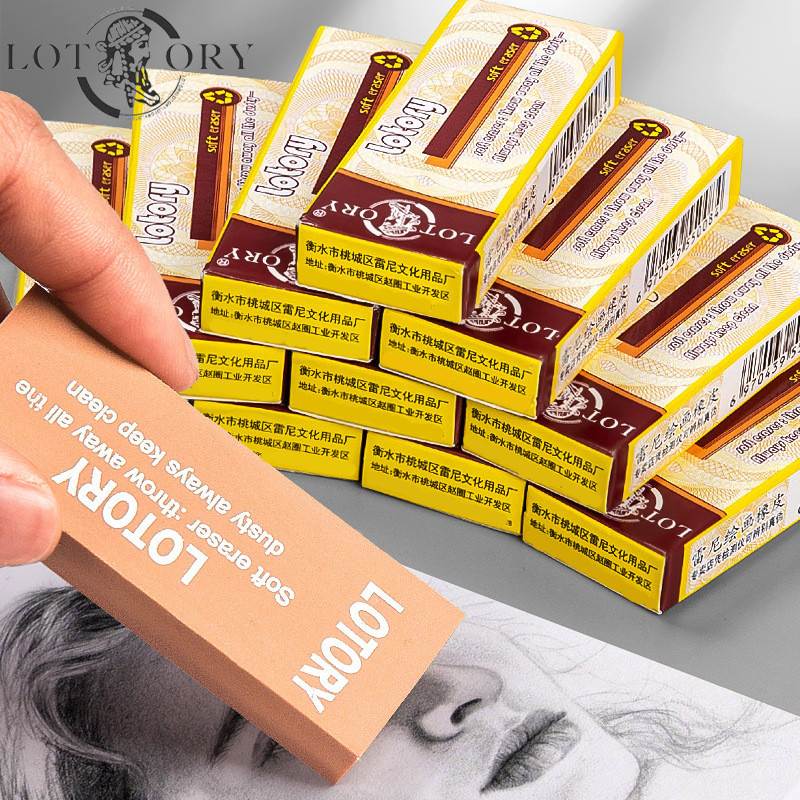 old man head eraser wholesale sketch painting highlight studio eraser with a box of elementary school students learning stationery full figure