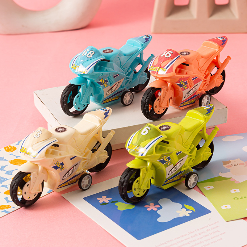 children's toy car mini sugar car simulation girl motorcycle stall supply wholesale pull back motorcycle details Picture