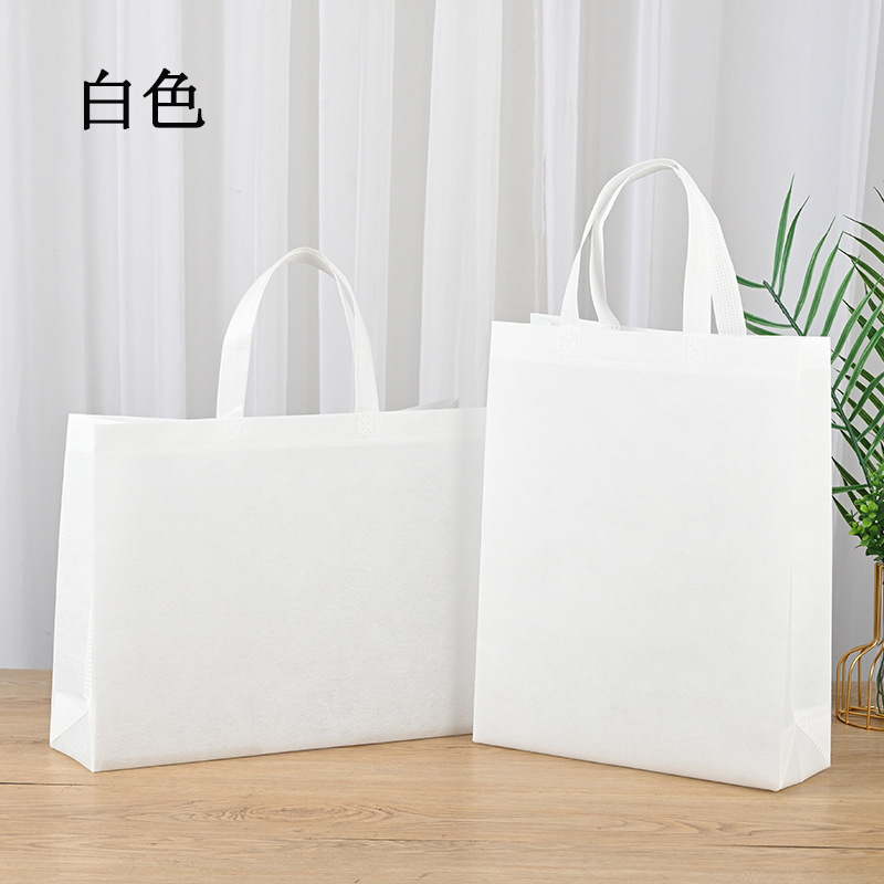 non-woven bag customized film color printing takeaway handbag advertising training environmental protection shopping bag customized printed logo Application Scenario