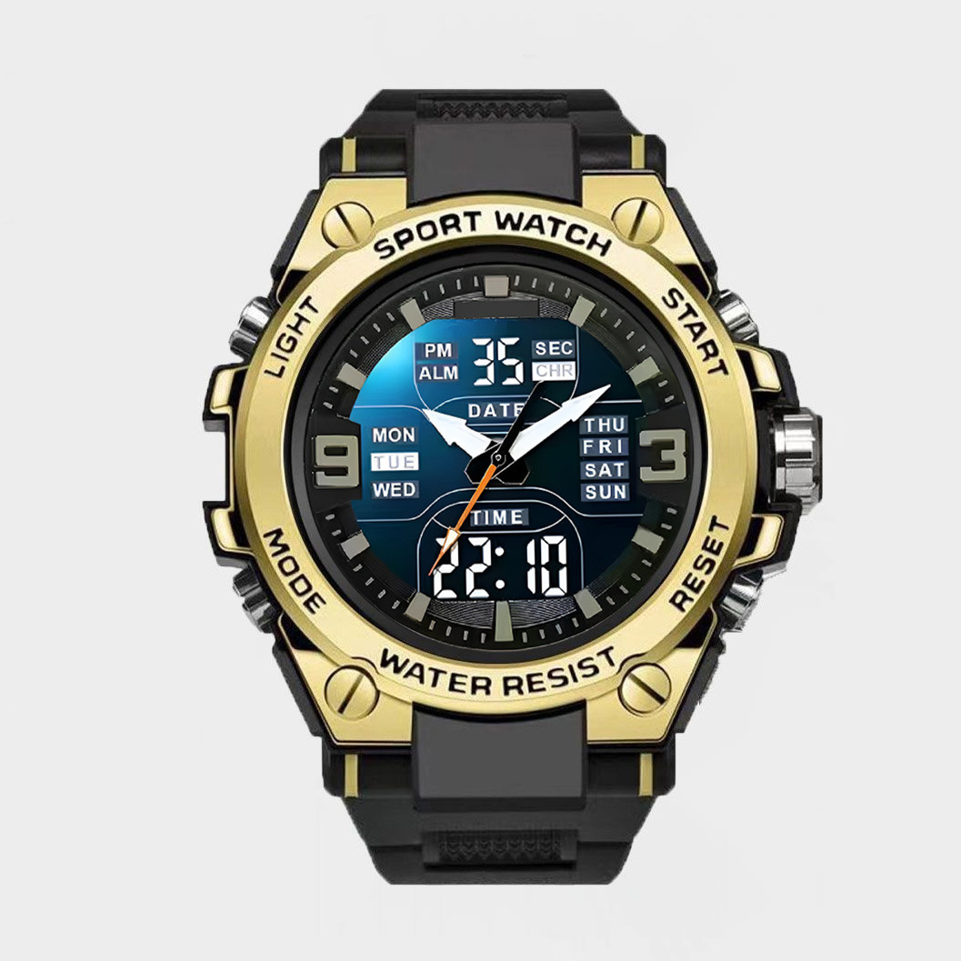 multifunctional luminous alarm clock sports watch trendy waterproof electronic watch men's junior high school students Application Scenario
