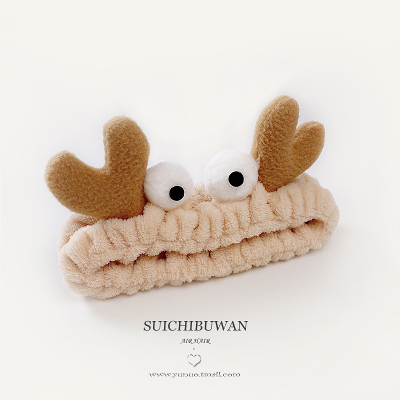 internet celebrity for face wash hair band apply a facial mask makeup headband wash plush turban rabbit ears bow hair accessories full figure