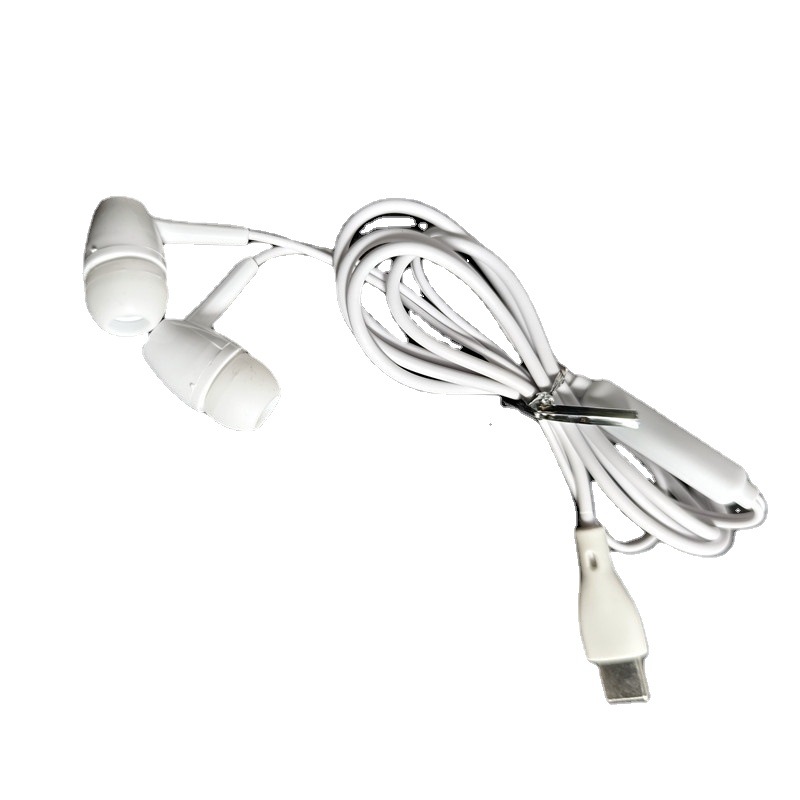 smartphone headset 3.5 round hole/type-c interface wide mouth earphone drive-by-wire with microphone can answer phone calls Item Picture