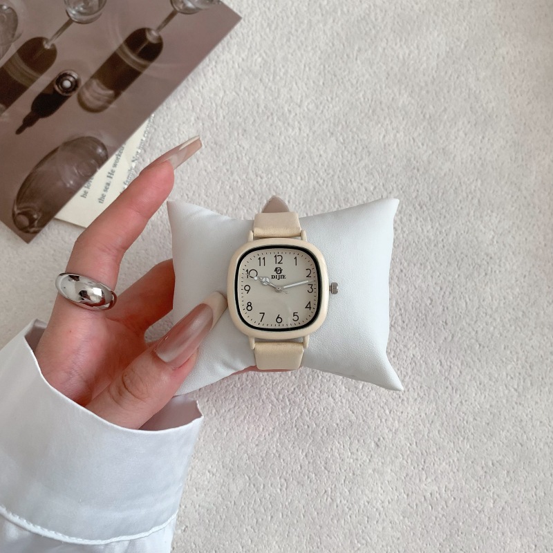 2025 new watch women's ins good-looking junior high school students children niche mute civil servant exam table details Picture