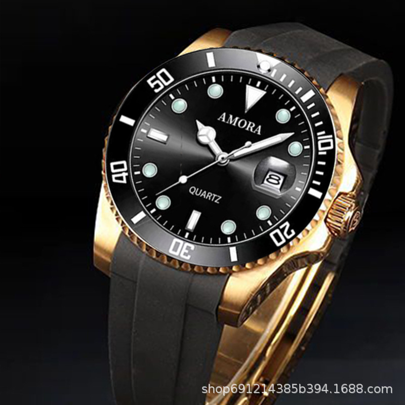 new submariner watch men's automatic men's watch sports waterproof luminous quartz ordinary exquisite details Picture