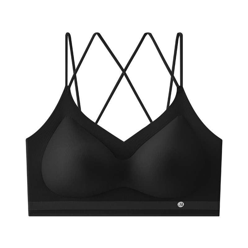 seamless underwear women's soft support wireless small chest push up and anti-sagging cross beauty back sexy strap women's bra Application Scenario