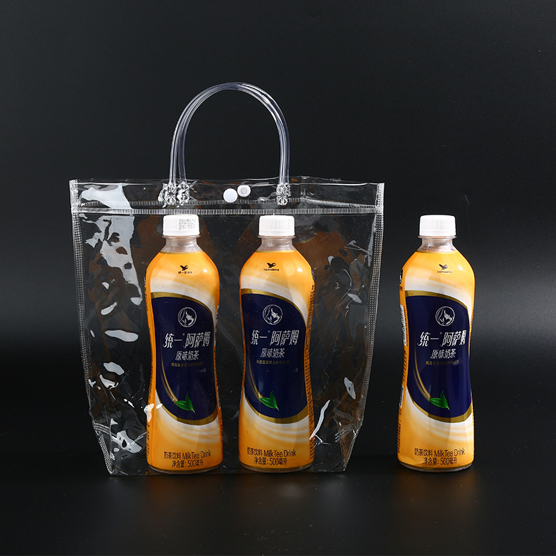 spot pvc plastic handbag candy flowers gift gift bag custom logo transparent gift bag Application Scenario