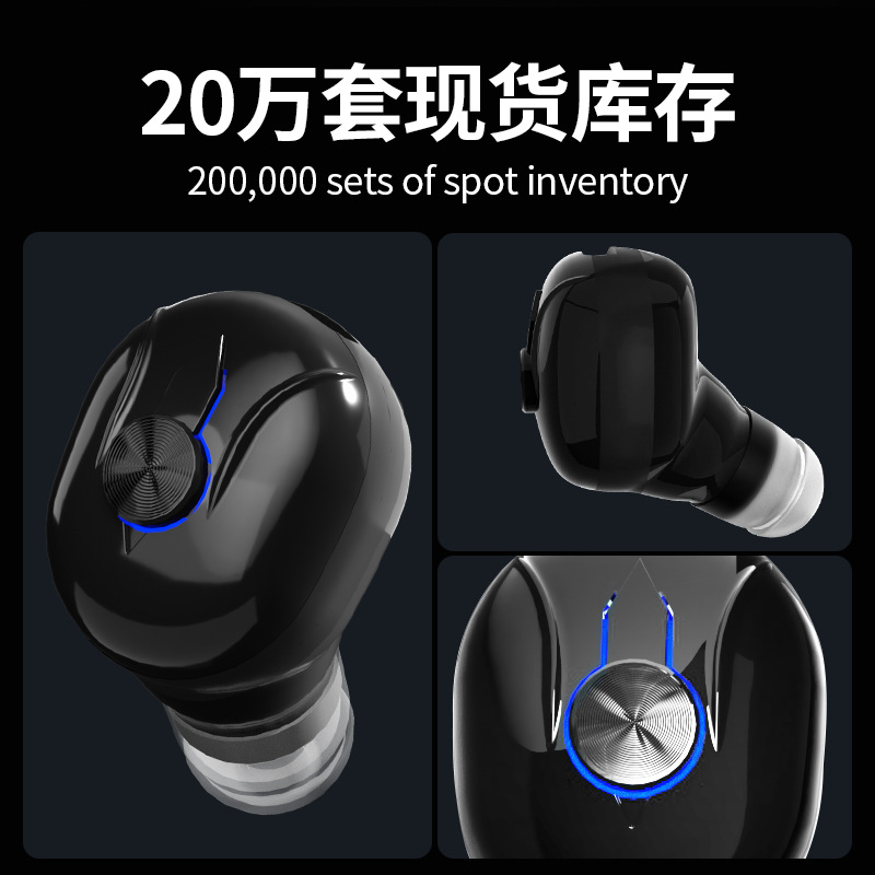 new cross-border k1i mini bluetooth headset ultra small single ear 5.0 wireless & stealth in-ear business small size full figure
