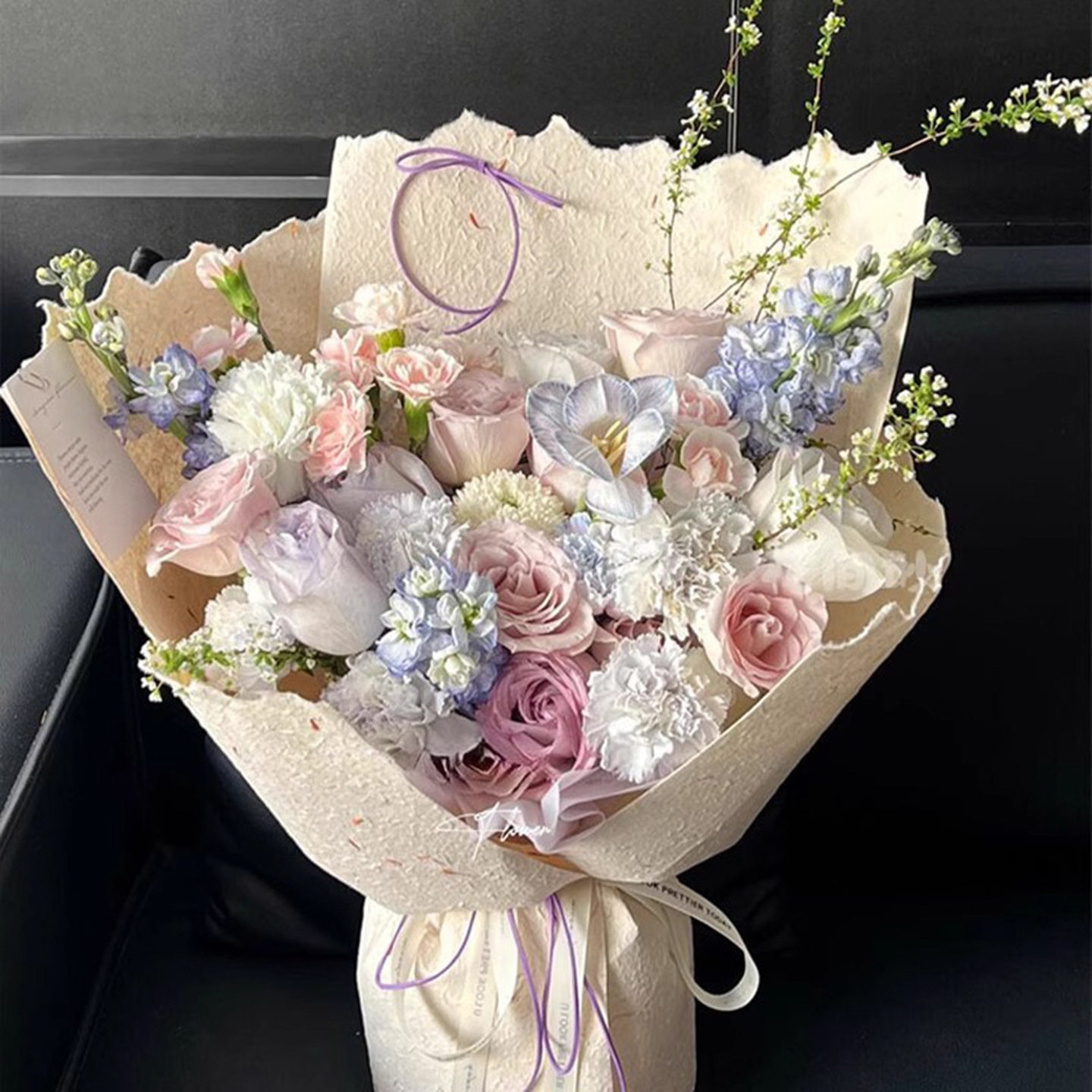 preserved fresh flower manta rose niche high sense simulation soap flower valentine's day birthday gift bouquet for girlfriend Specification drawing