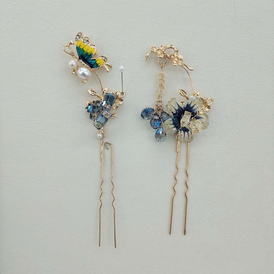 Red gold tassel hairpin for wedding: A perfect match for both Hanfu and Xiuhe, the ultimate choice for brides Application Scenario