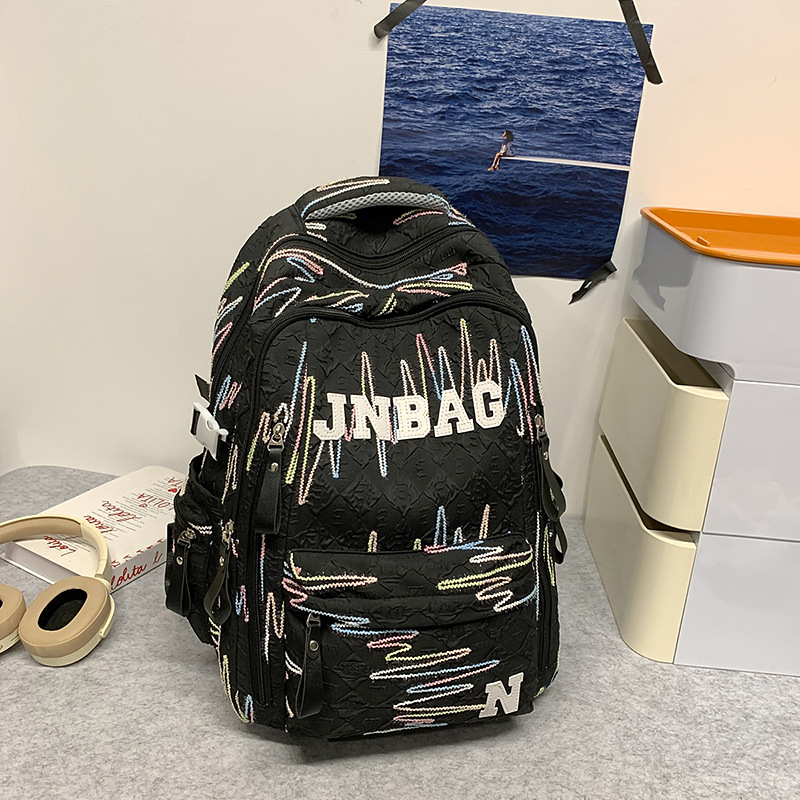 good-looking schoolbag junior high school girls primary school students girlish style cute and lightweight backpack high school students large-capacity backpack full figure