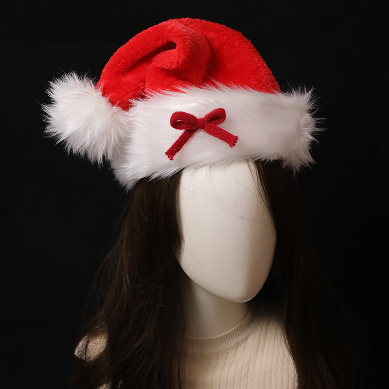 christmas hat children adult santa hat christmas hat decorations decoration supplies gift gift Specification drawing