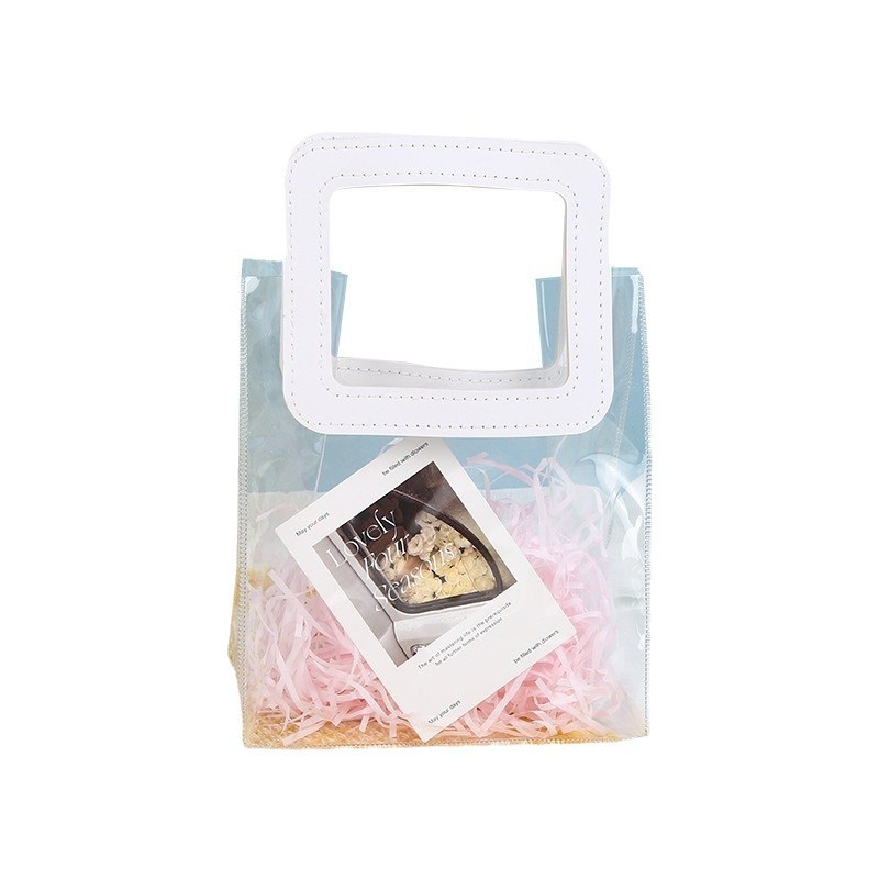 spot pvc handbag wholesale gift candy gift bag plastic high-grade gift transparent packaging bag ins Item Picture