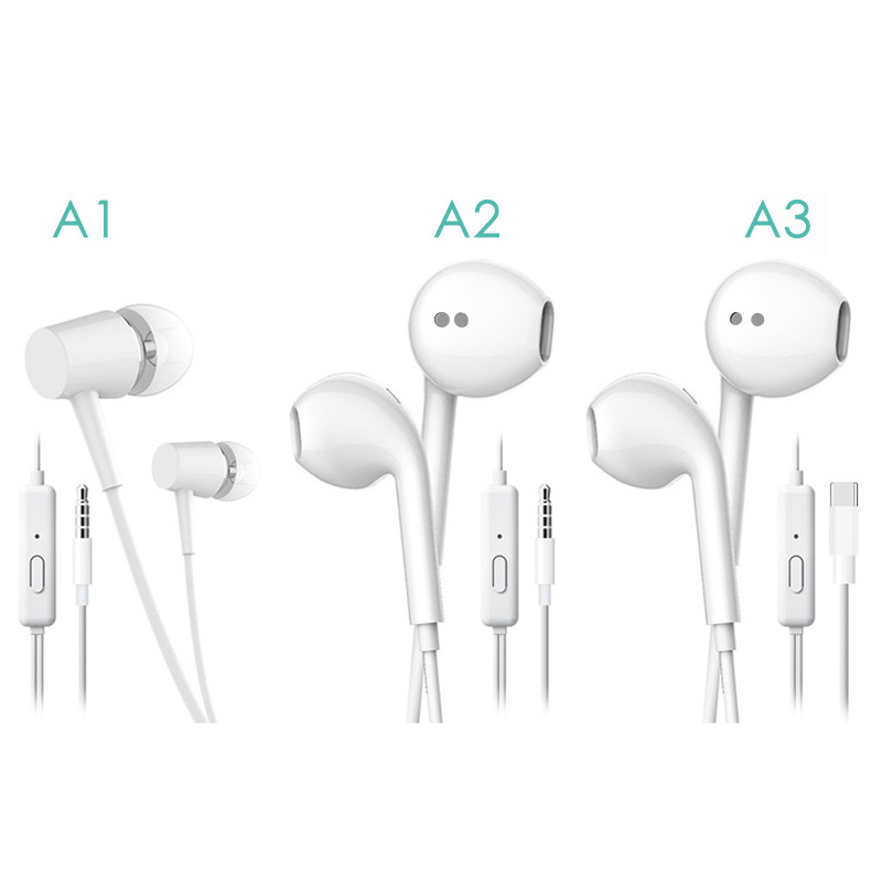 wholesale in-ear headset for huawei apple xiaomi mobile phone 3.5 interface type-c wired headset Application Scenario