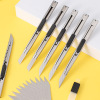 stainless steel art knife metal utility knife small portable student handmade paper cutter express unpacking knife wholesale full figure