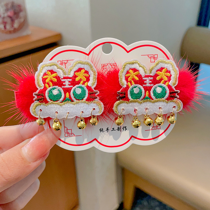 children's han chinese costume hair accessories ancient style tassel hairpin chinese style hairpin girls horse-face skirt ancient costume a pair of hairclips new headdress Application Scenario
