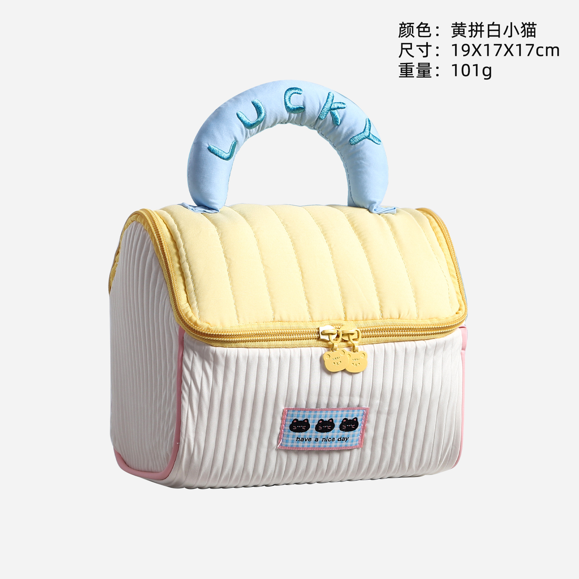 cute house cosmetic bag large capacity cottage portable portable storage bag wedding full moon gift storage bag details Picture
