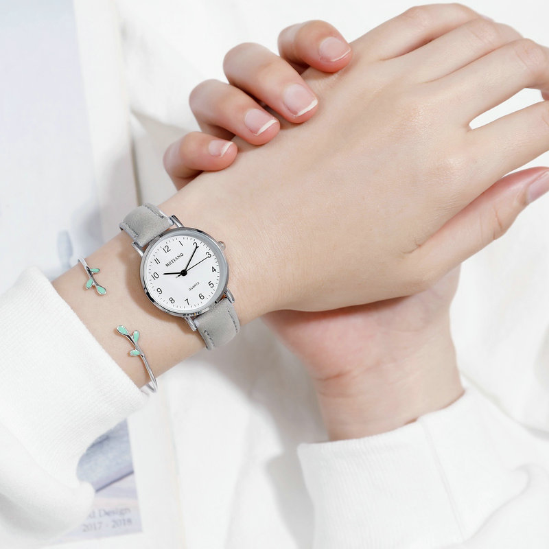 examination exclusive quartz children's watch junior high school students korean style trendy simplicity casual ultra-thin men and women couple Specification drawing