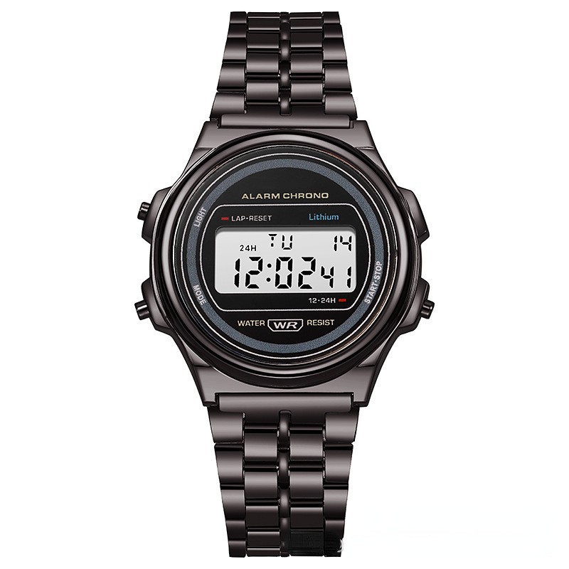 male and female student led electronic watch wr f91w steel belt a159 harajuku style fashion watch multi-functional led watch Application Scenario