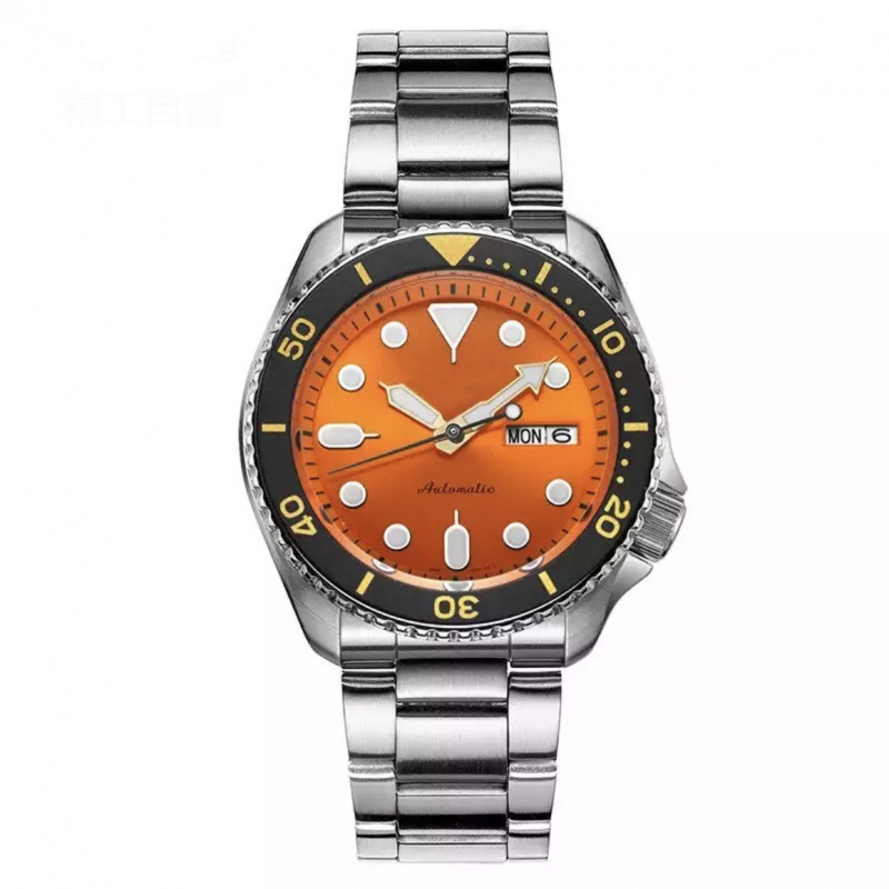 2024 round ordinary casual spiral watch crown single folding buckle business casual quartz men's pointer watch Item Picture