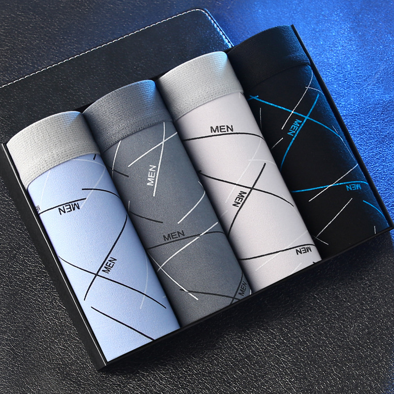 [new product best-selling] men's underwear men's boxers youth mid-rise boxers boys large size shorts underpants Application Scenario