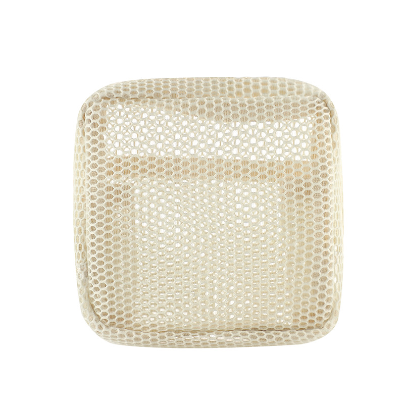 dopamine color square bag portable mesh cosmetic bag lipstick small square bag storage bag grid napkins dispenser bag Item Picture