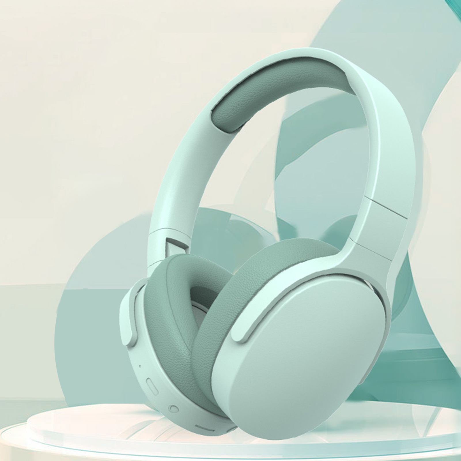 p2961 bluetooth headphone head-mounted online class learning children's music sports noise-canceling headset hot selling details Picture