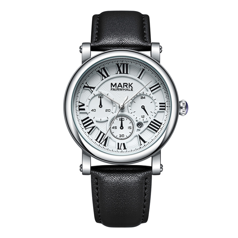 fairwhale/mark fairwhale watch brand high-end direct sales foreign trade new quartz watch single bare watch full figure