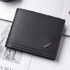 new men's wallet short wallet men's youth fashion thin multiple card slots large capacity horizontal business soft leather wallet Application Scenario