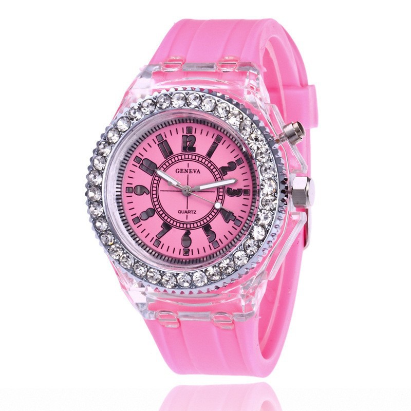 hot selling personalized rhinestone led korean fashion chinese watch men's and women's student watch quartz watch wholesale cross-border full figure