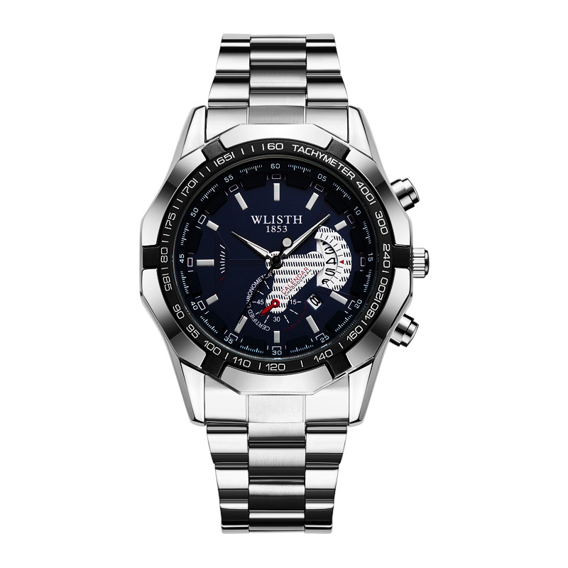 walishi watch waterproof non-mechanical watch large dial men's watch calendar cross-border sports watch creative men's watch Item Picture