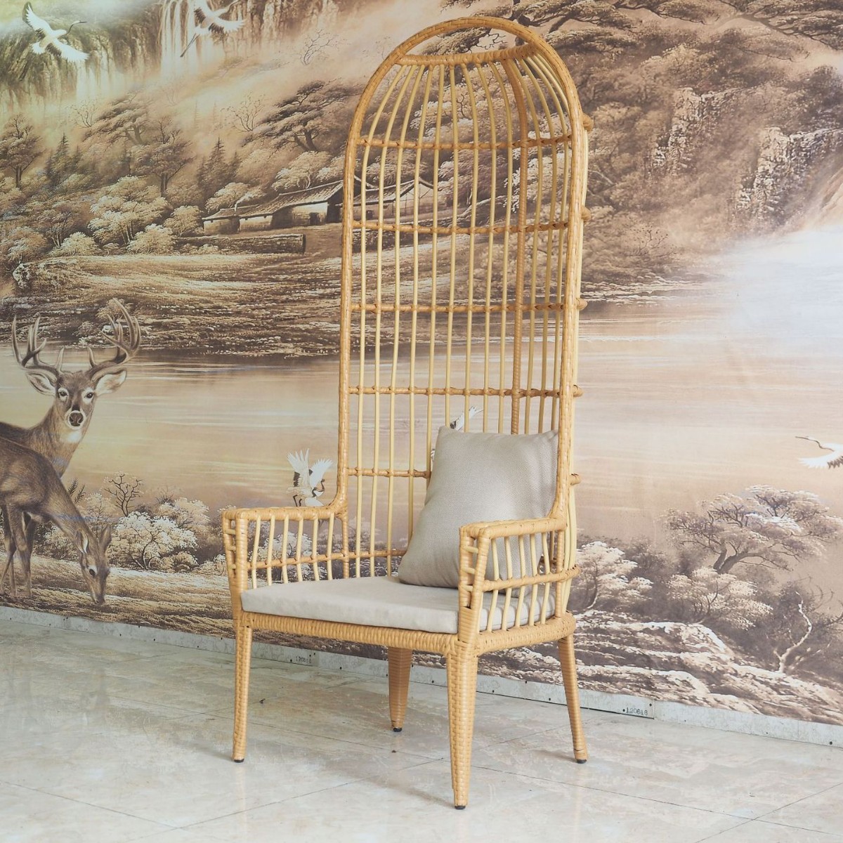 american style solid wood sofa european style french style country style rattan leisure restaurant and cafe b & b vintage furniture Application Scenario